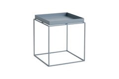 HAY - Tray Stół - Medium - 40x40x44 cm - Niebieski Gołębi