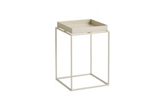 HAY - Tray Bord - Small High - 30x30x44 cm - Varm Beige