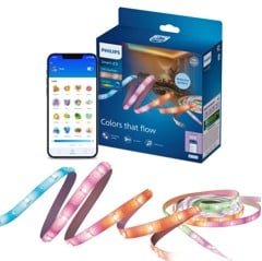 Philips Smart LED - Intelligent RGBIC LED-Strip - 2m - Type C - Connected by WiZ