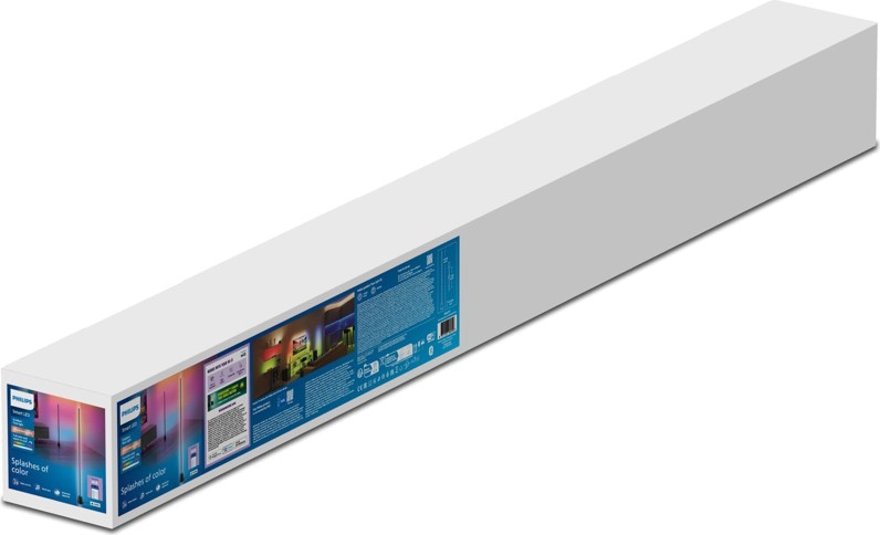 Philips Smart Led - Gradient Stehleuchte - RGBIC LED - Connected by WiZ - Schwarz