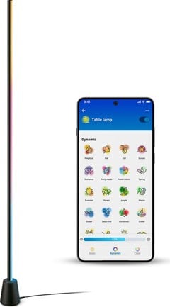 Philips Smart Led - Gradient Stehleuchte - RGBIC LED - Connected by WiZ - Schwarz