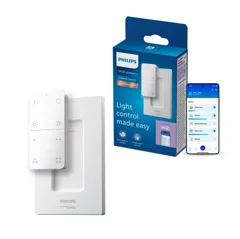 Philips Smart Led - Smart Dimmer Switch - Bezprzewodowy Inteligentny Ściemniacz - Matter & Wi-Fi
