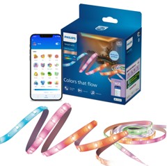 Philips Smart Led - Intelligenter RGBIC LED-Streifen - 2 x 5m - Typ C - Connected by WiZ