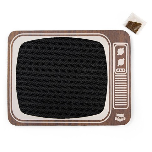 Kikkerland - TV Cat Scratcher - 40cm x 30cm x 50cm