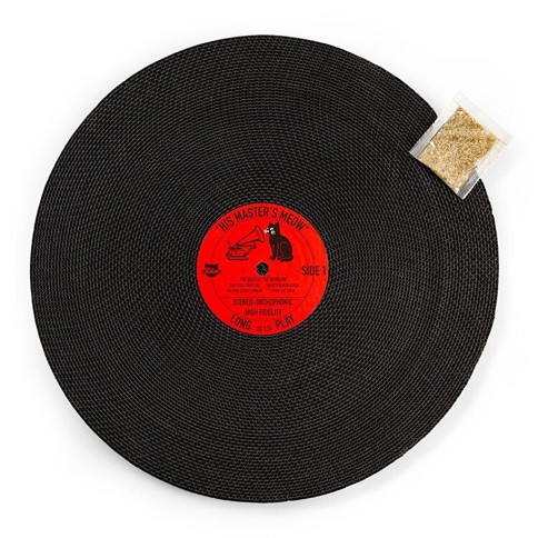 Kikkerland - Record Cat Scratcher - 13 inches