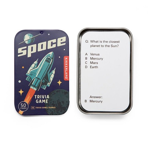Kikkerland - Space Trivia Tin (GG297)