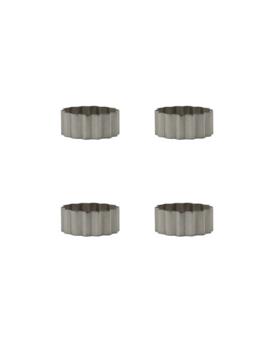 House Doctor - Napkin Rings - Silver Finish