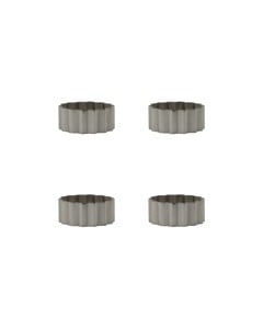 House Doctor - Napkin Rings - Silver Finish