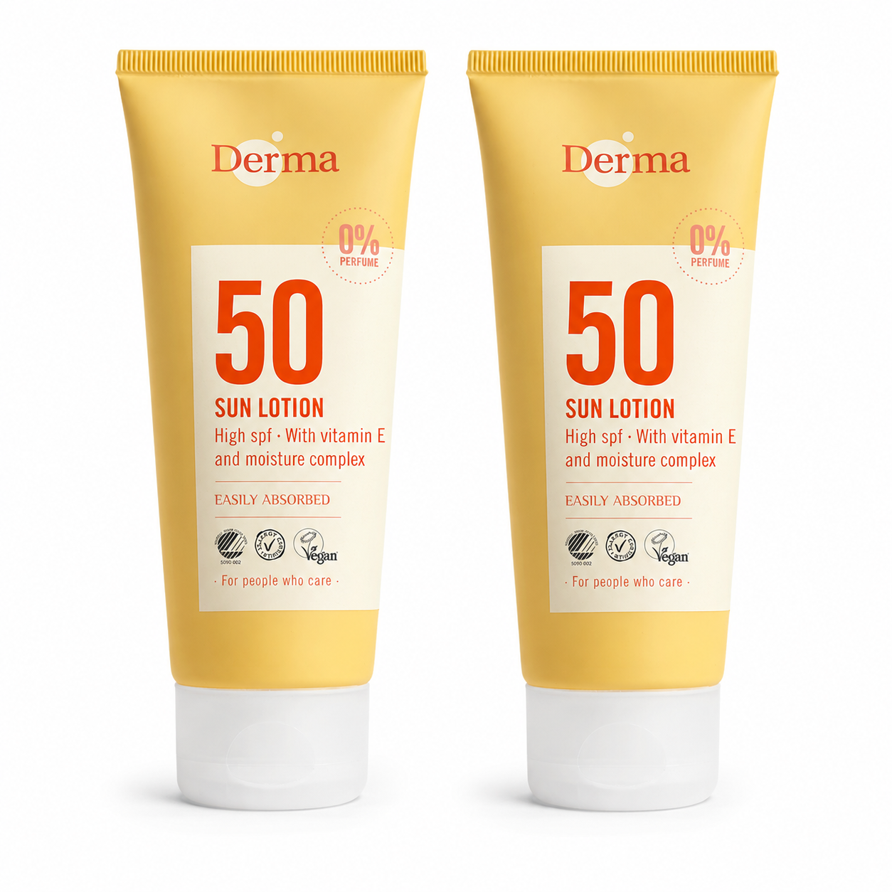 Derma - 2 x Sun Lotion SPF50 - 100 ml