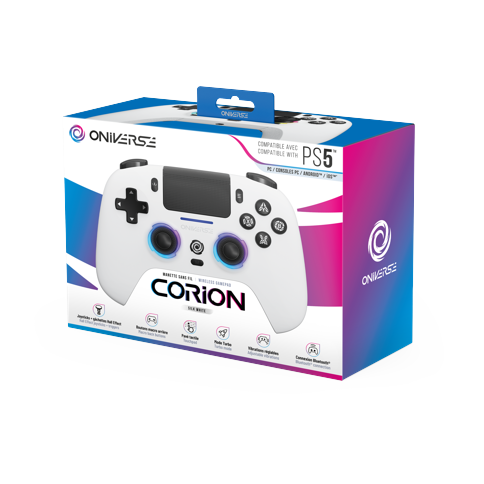 ONIVERSE - PS5 Corion Wireless Bluetooth Controller - Silk White