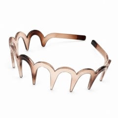 Gillian Jones - Zig Zag Headband - Grey - 14 x 14 x 3.5 cm