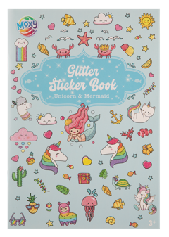 Moxy - Glitter Sticker Book A5 - Blue