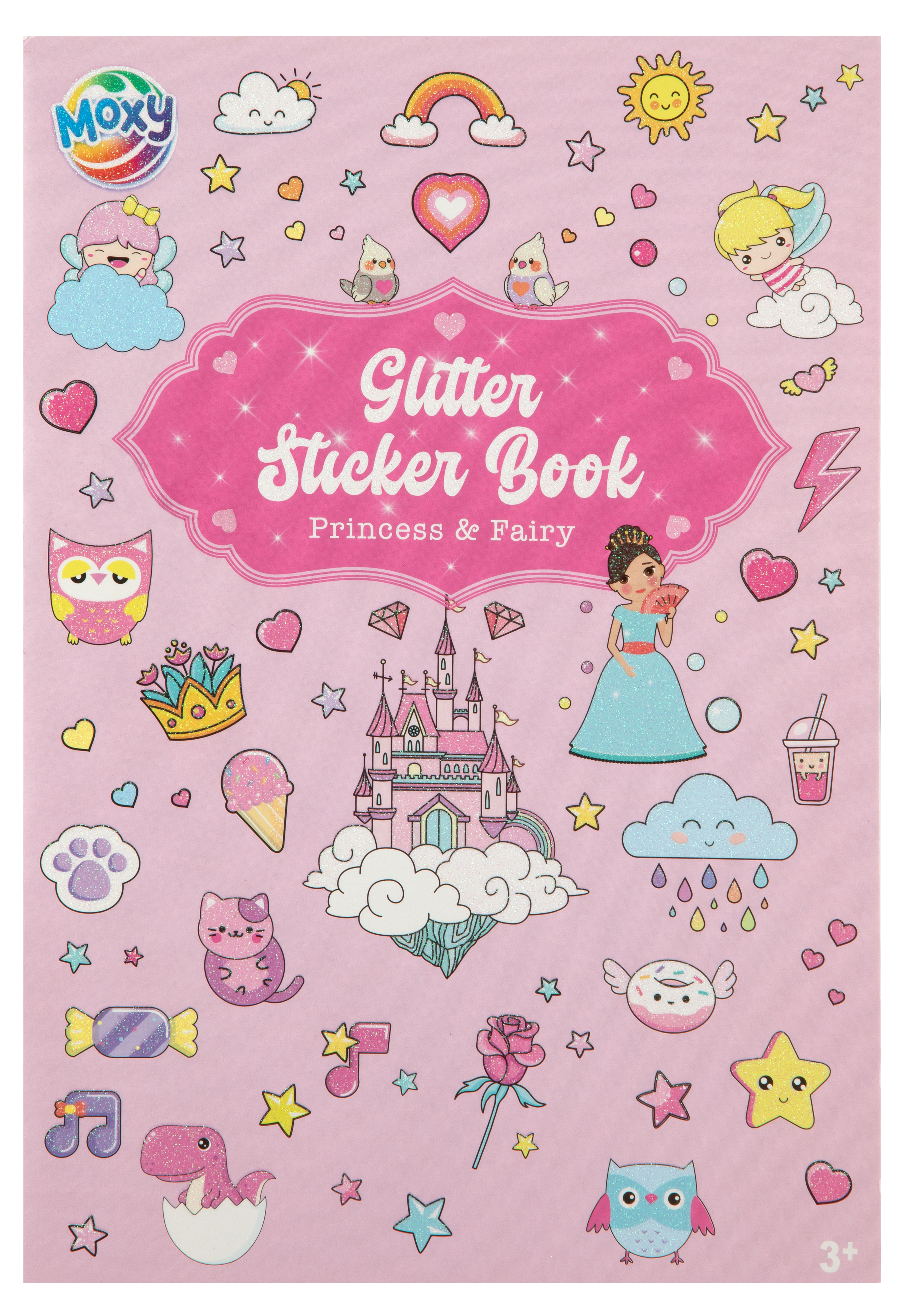 Moxy - Glitter Sticker Book A5 - Pink
