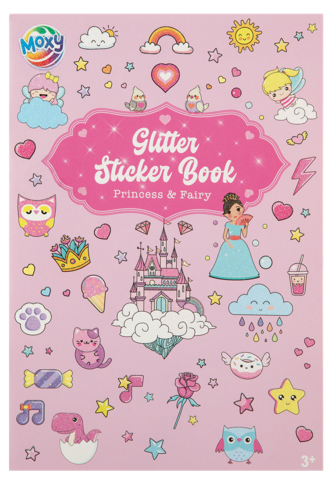 Moxy - Glitter Sticker Book A5 - Pink