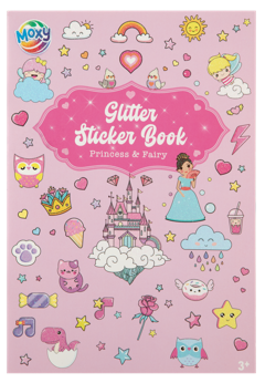 Moxy - Glitter Sticker Book A5 - Pink