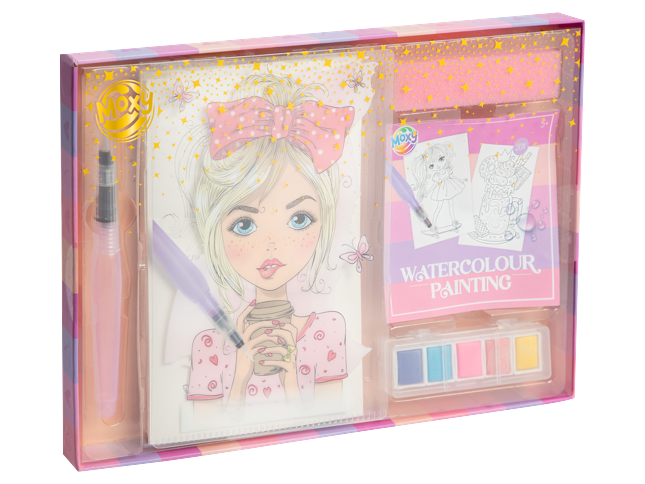 Moxy - Watercolour Painting Set - Girl