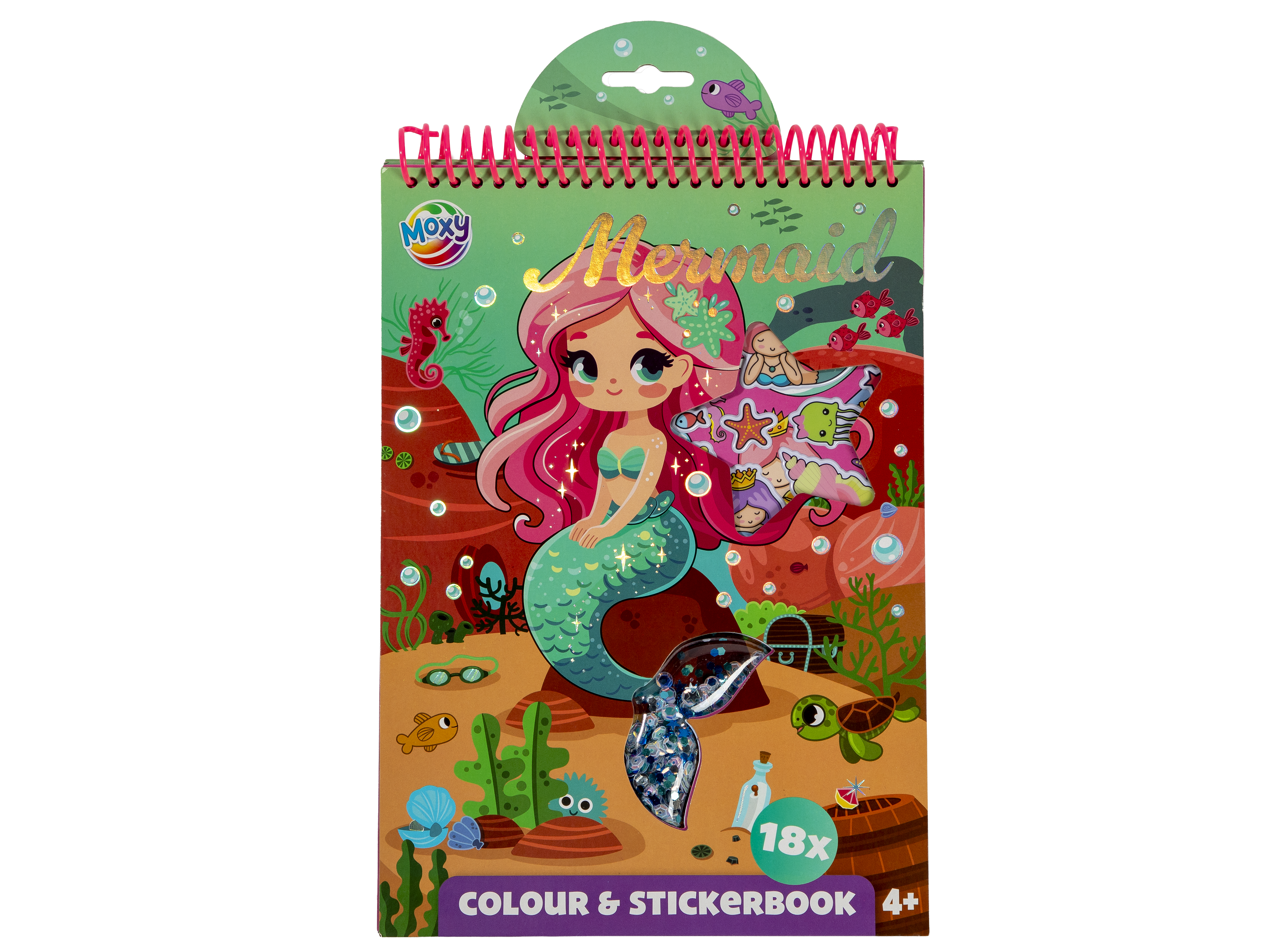 Moxy - Colouring & Stickerbook - Mermaid