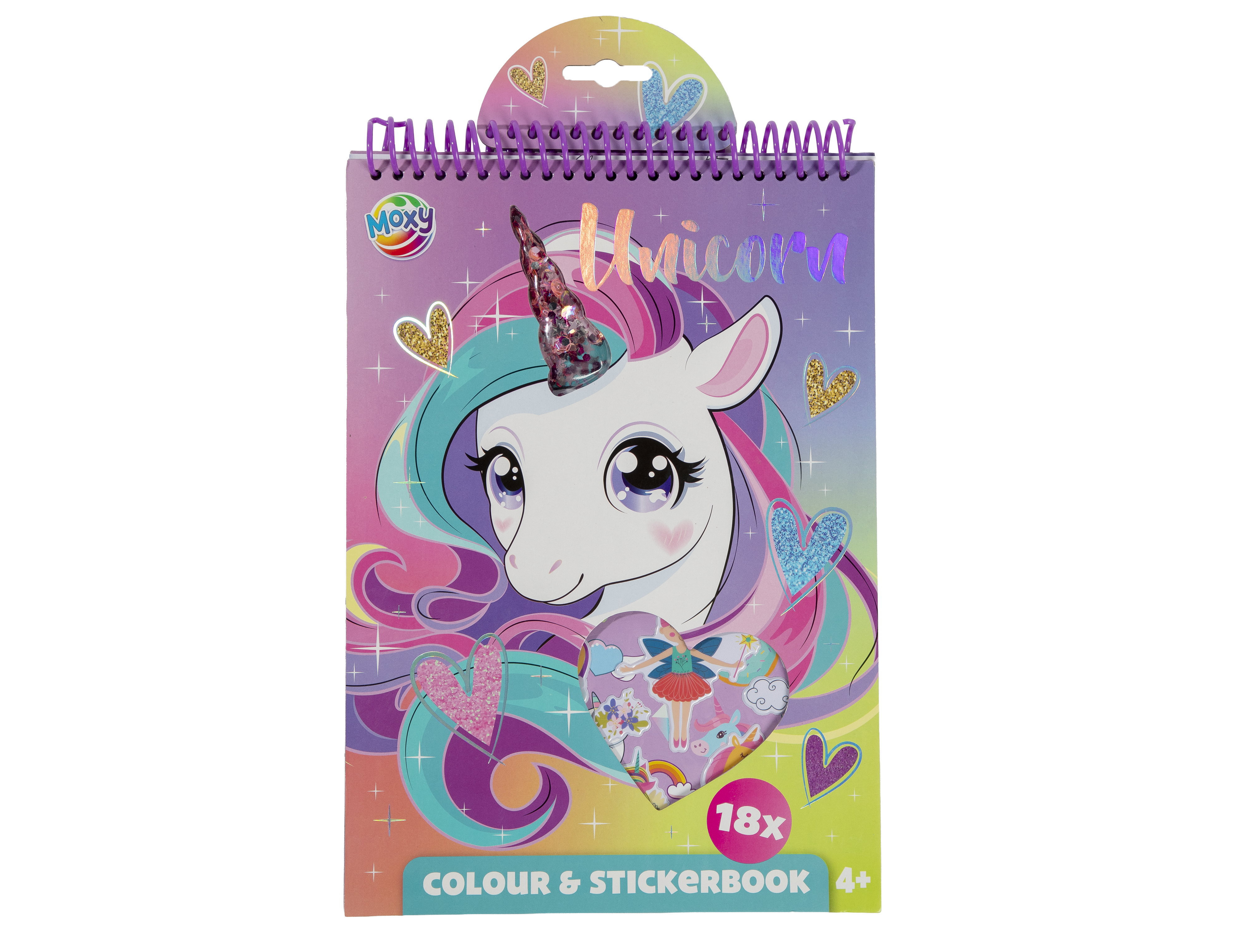 Moxy - Colouring & Stickerbook - Unicorn