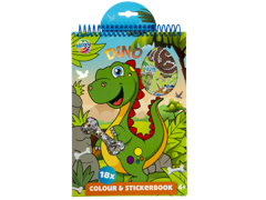 Moxy - Colouring & Stickerbook - Dino