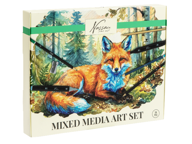 Nassau - Mixed Media Set, 34 pcs (AR099505)