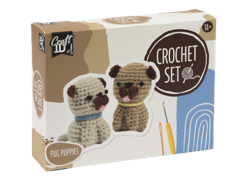 Craft ID - Crochey Kit Pug Dogs (CR175317)