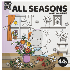 Craft ID - Colouring Book Cute & Comfy - All Seasons