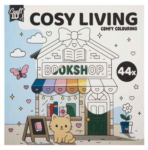 Craft ID - Colouring Book Cute & Comfy - Cosy Living
