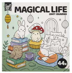 Craft ID - Colouring Book Cute & Comfy - Magical Life