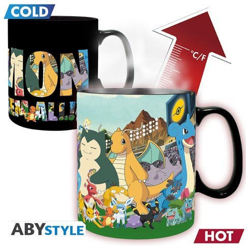 Pokemon - Heat Change Mug - Gotta Catch Em' all