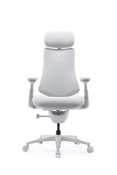 LiberNovo - Omni Pro Dynamic Ergonomic Chair - Glacier White - 48cm