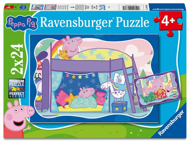 Ravensburger - Good night, Peppa! 2x24p (12004336)
