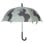 Follow the Duck - Umbrella with Elephant Print - Sage Green - 64 cm