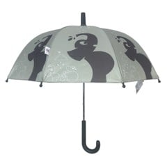 Follow the Duck - Umbrella with Elephant Print - Sage Green - 64 cm