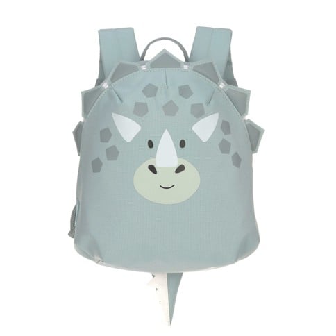 Lässig - Tiny Backpack About Friends - Dusty Blue Dino - compact