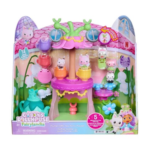 Gabby's Dollhouse Flutterriffic Tea Party Playset