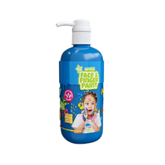 Natural Face & Finger Paint - 1000ml Bottle Dispenser - Blue (109008)