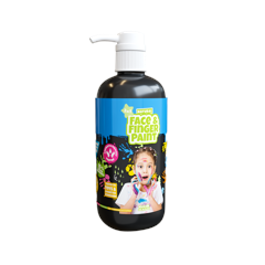 Natural Face & Finger Paint - 1000ml Bottle Dispenser - Black (109012)
