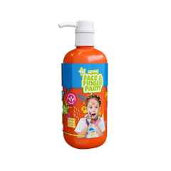 Natural Face & Finger Paint - 1000ml Bottle Dispenser - Orange (109013)