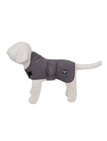 Peppy Buddy - Bathrobe Dog Jacket XS, Grey 30 cm