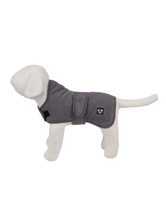 Peppy Buddy - Bathrobe Dog Jacket XS, Grey 30 cm