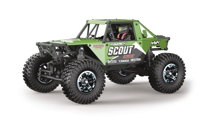 Maverick - Scout-24 Flux 1/24th Rock Crawler - Green (151305)