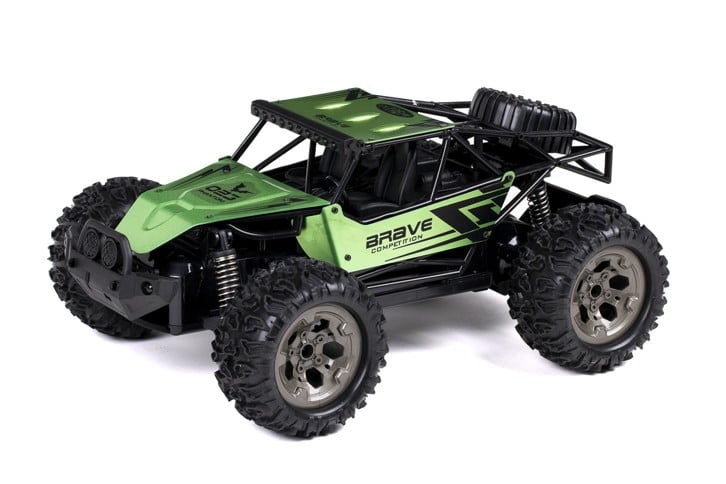 TEC-TOY - Brave R/C 1:12, 2,4GHz, 7,4V 500mAh Li-Ion, green (471260)