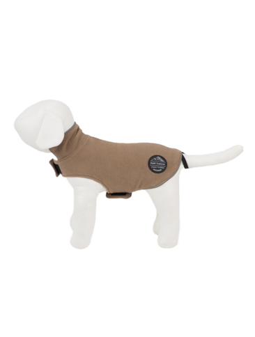 Peppy Buddy - Fleece Dog Jacket L, Beige 45 cm