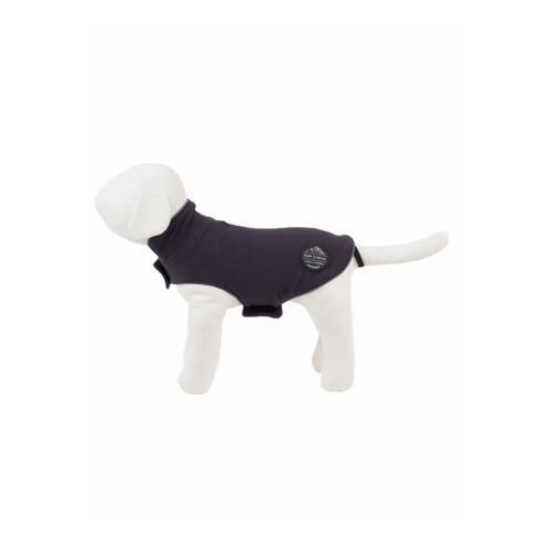Peppy Buddy - Fleece Dog Jacket S, Charcoal Grey 35 cm