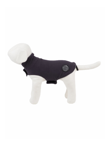 Peppy Buddy - Fleece Dog Jacket XL, Charcoal Grey 50 cm