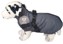 Peppy Buddy - Dog Jacket w. harness+zipper charcoal grey, XXL 55 cm