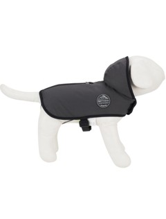 Peppy Buddy - Dog Jacket with zipper, black, XXS 25 cm