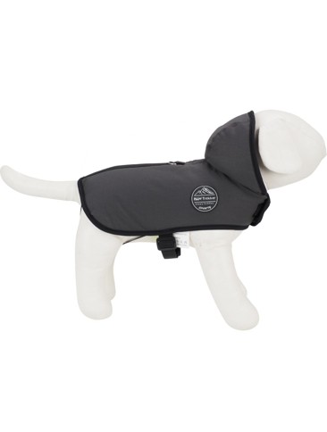 Peppy Buddy - Dog Jacket with Zipper, Black, S 35 cm
