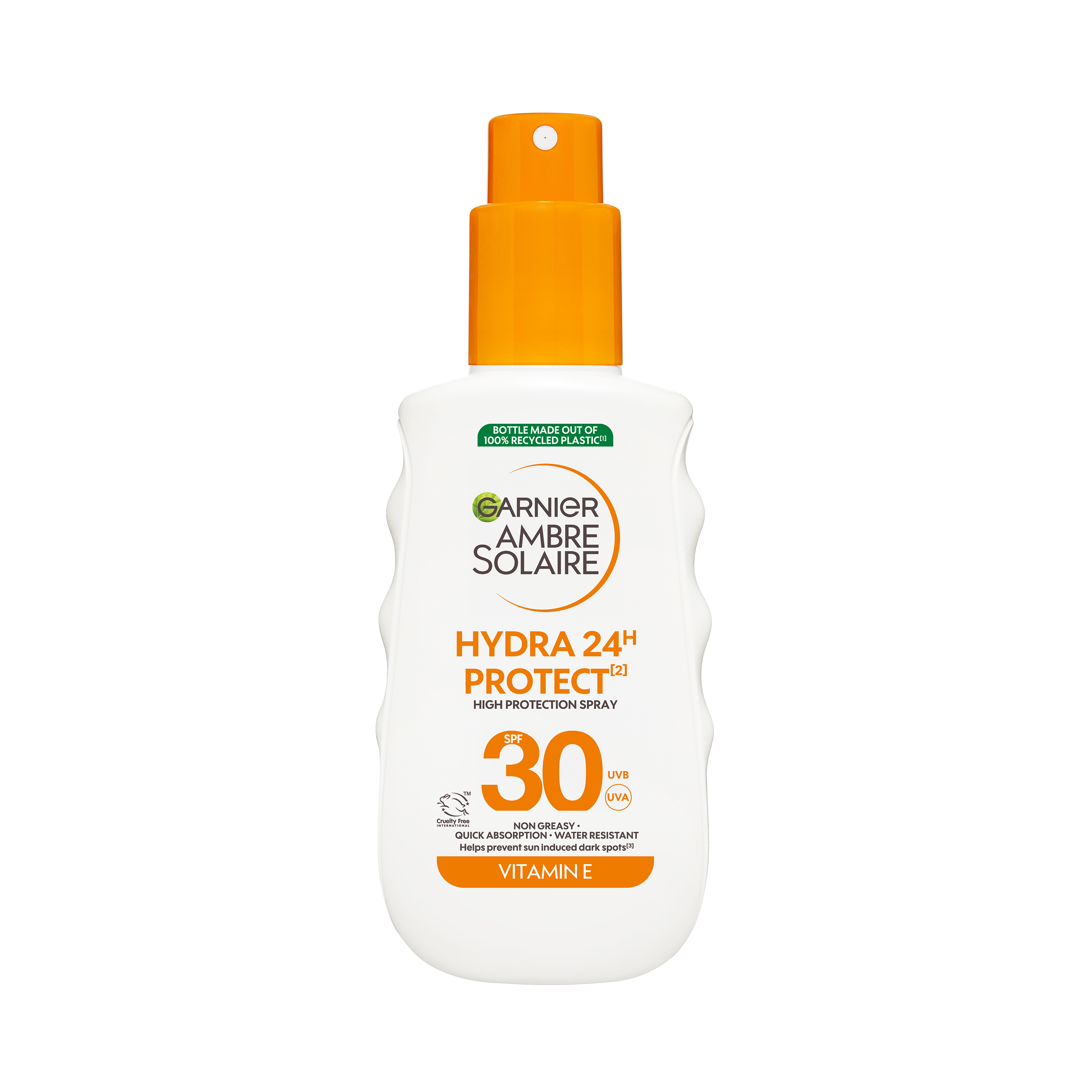 Garnier - Ambre Solaire Hydra 24H Protect Aurinkosuojasuihke SPF30 normaalille iholle - 150 ml