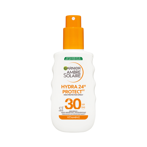 Garnier - Ambre Solaire Hydra 24H Protect Solskyddsspray SPF30 för normal hud - 150 ml